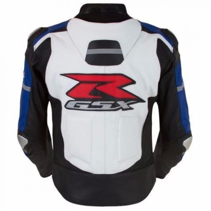 Suzuki GSXR Men's Motorcycle Racing Leather Jacket | Motorbike