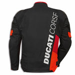 NEUE DUCATI SCHWARZE MOTORRAD-RENNJACKE AUS LEDER 