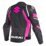 Suzuki Customized women leather motorbike Motorcycle CE Armored racing jacket