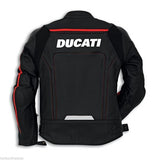 NEW DUCATI CORSE MEN MOTORBIKE  RACING  JACKET