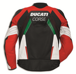 NEW DUCATI CORSE MEN MOTORBIKE  RACING  JACKET