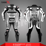 HONDA REPSOL LEATHER RACING SUIT FOR MEN