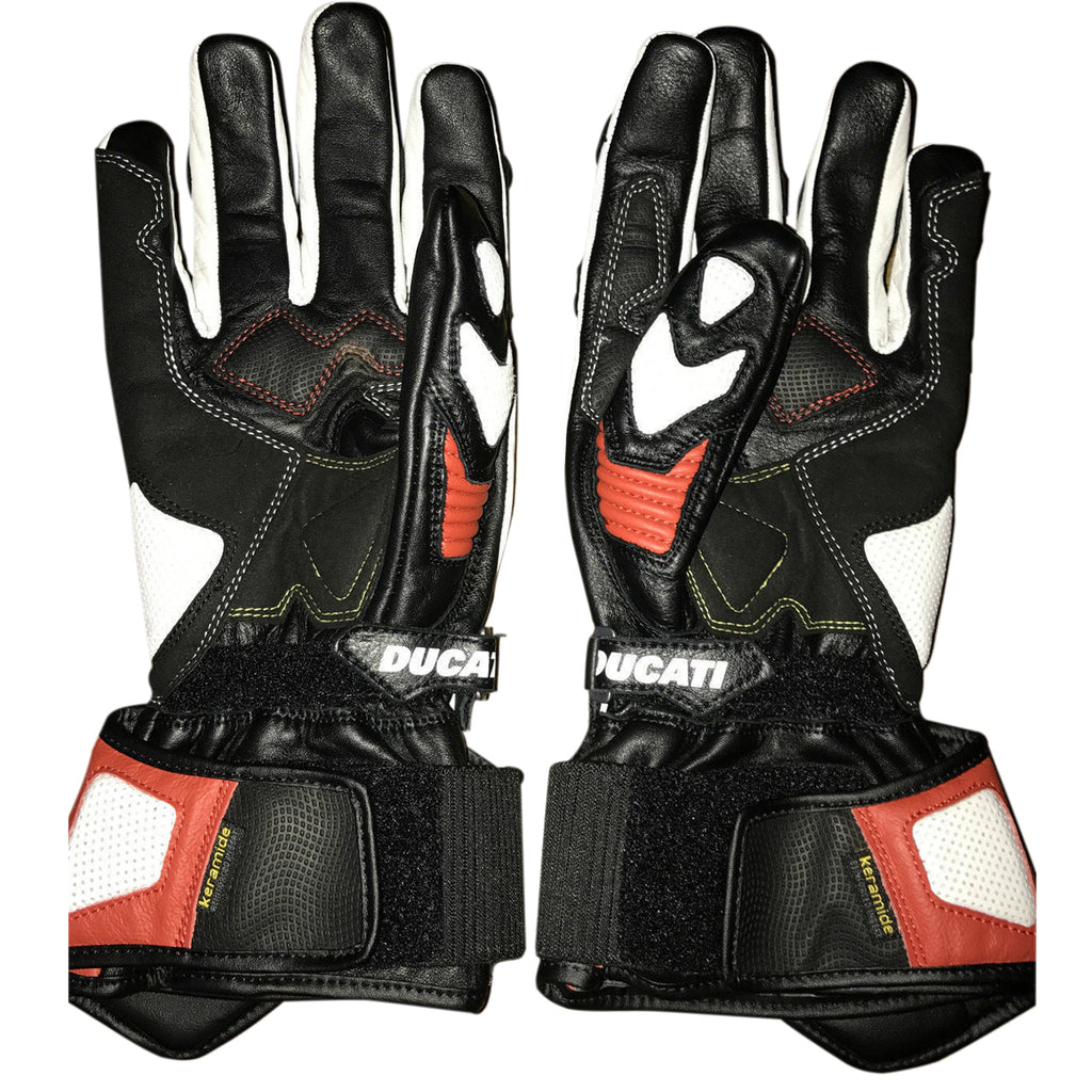 ducati corse handschuhe NEUE DUCATI CORSE HERREN MOTORRAD RENNEN LEDERHANDSCHUHE – Turbo X Gears
