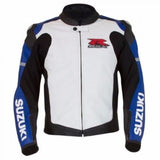 SUZUKI GSXR MEN MOTORBIKE  RACING  JACKET