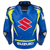 SUZUKI MEN MOTORBIKE RACING LEATHER JACKET