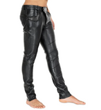 Originale Hose aus dickem Rindsleder