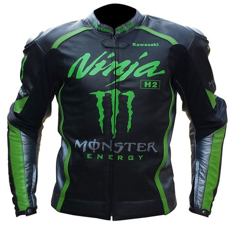 NEW KAWASAKI NINJA MEN MOTORBIKE  RACING  JACKET