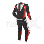 DUCATI CORSE CUSTOM MADE 1 & 2 PIECE MOTORCYCLE CE RACING SUIT