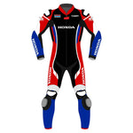 HONDA LEATHER RACING SUIT FOR MEN