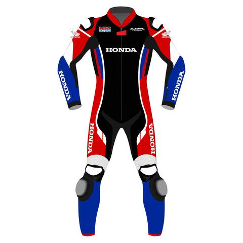 HONDA LEATHER RACING SUIT FOR MEN