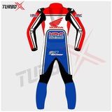 HONDA MOTORBIKE RACING SUIT CE LEATHER SUIT