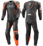 KTM motorbike Leather Racing Suit