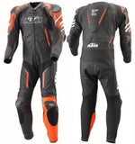 KTM motorbike Leather Racing Suit