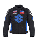 Suzuki Blau Herren Textiljacke gepanzert 