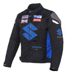 Suzuki Blau Herren Textiljacke gepanzert 