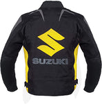 Suzuki Gelbe Motorradjacke aus Textil/Cordura 