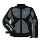 Ducati Black & Grey Custom made CE Armored Replica Jacket