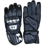 NEW KAWASAAKI MEN MOTORBIKE RACING LEATHER GLOVES