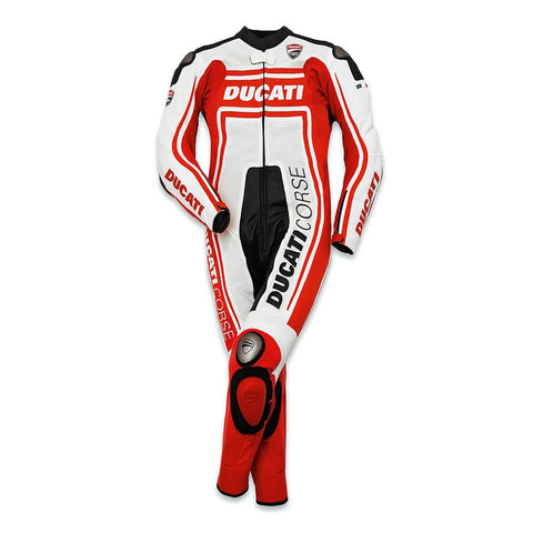 Ducati Motogp Motorbike Motorcycle Leather racing suit Custom made Riding suit