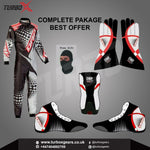 GO Kart Printed Racing suit With Shoes, Gloves & Free Gifts