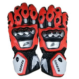 HONDA REPSOL MEN MOTORBIKE RACING LEATHER GLOVES