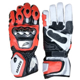 HONDA REPSOL MEN MOTORBIKE RACING LEATHER GLOVES