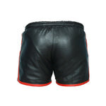 MEN'S  SILKY SOFT BLACK AND RED BOXER SHORTS