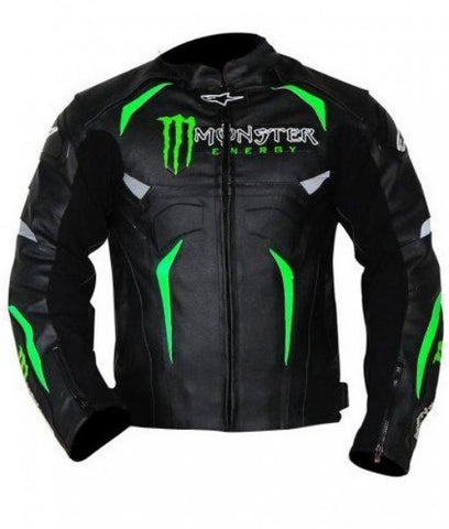 NEW MONSTER ENERGY MEN MOTORBIKE  RACING  JACKET