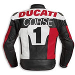 DUCATI CORSE MEN MOTORBIKE  RACING  JACKET