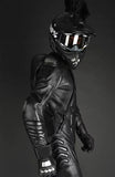 NEW SIX PACK BATMAN STYLE 1 & 2 PIECE MOTORBIKE RACING SUIT IN 8 COLORS