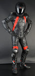 NEW SIX PACK BATMAN STYLE 1 & 2 PIECE MOTORBIKE RACING SUIT IN 8 COLORS