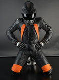 NEW SIX PACK BATMAN STYLE 1 & 2 PIECE MOTORBIKE RACING SUIT IN 8 COLORS8