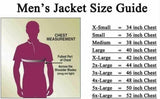 textile jacket size chart