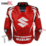 SUZUKI HERREN MOTORRAD RENNEN LEDERJACKE