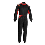 Red/Black Emboided Kart Racing suit With Shoes Gloves & Blaclava